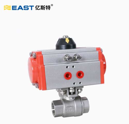 E301 Stainless Steel Pneumatic Ball Valve (thread)